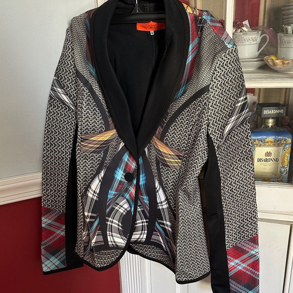 Clover Canyon Geometric Multicolor Blazer